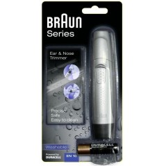 Braun EarNose EN10 Precision Trimmer - Effortless Grooming in Sleek Black | SKU: 4210201574620